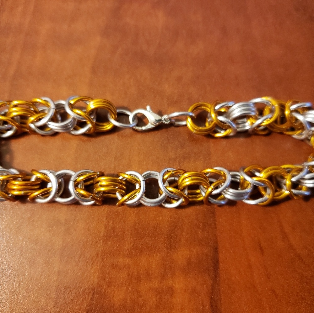 Handmade Byzantine Chainmaille Bracelet